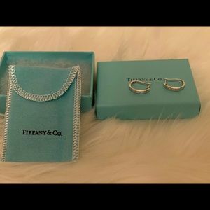 Tiffany & Co White Gold and Diamond Earrings